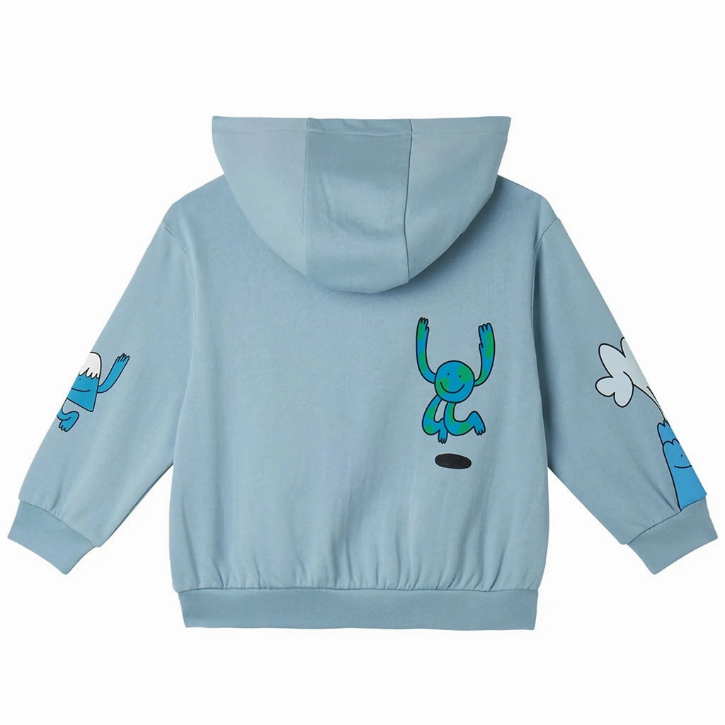 Stella McCartney Kids Flowers Fleece Sweatshirt Relaxed Dress AntiStaticFinish