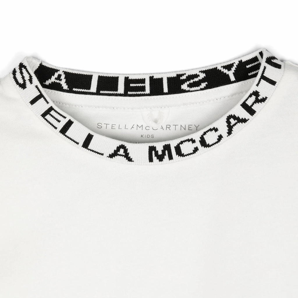 Stella McCartney Kids Logo Print T-shirt Soft and Flexible Breathable mesh