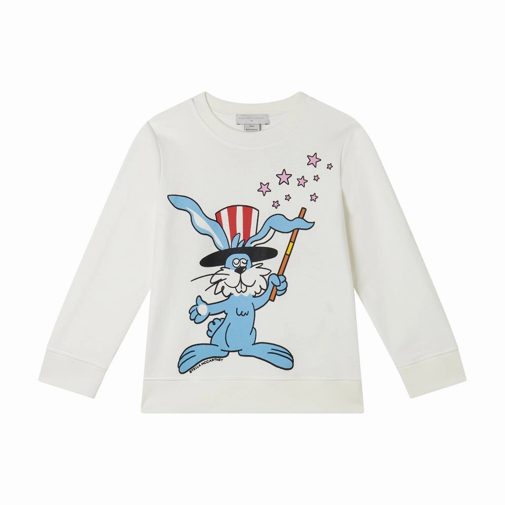 Bold Design Stella McCartney Kids Magician Bunny Print Sweatshirt