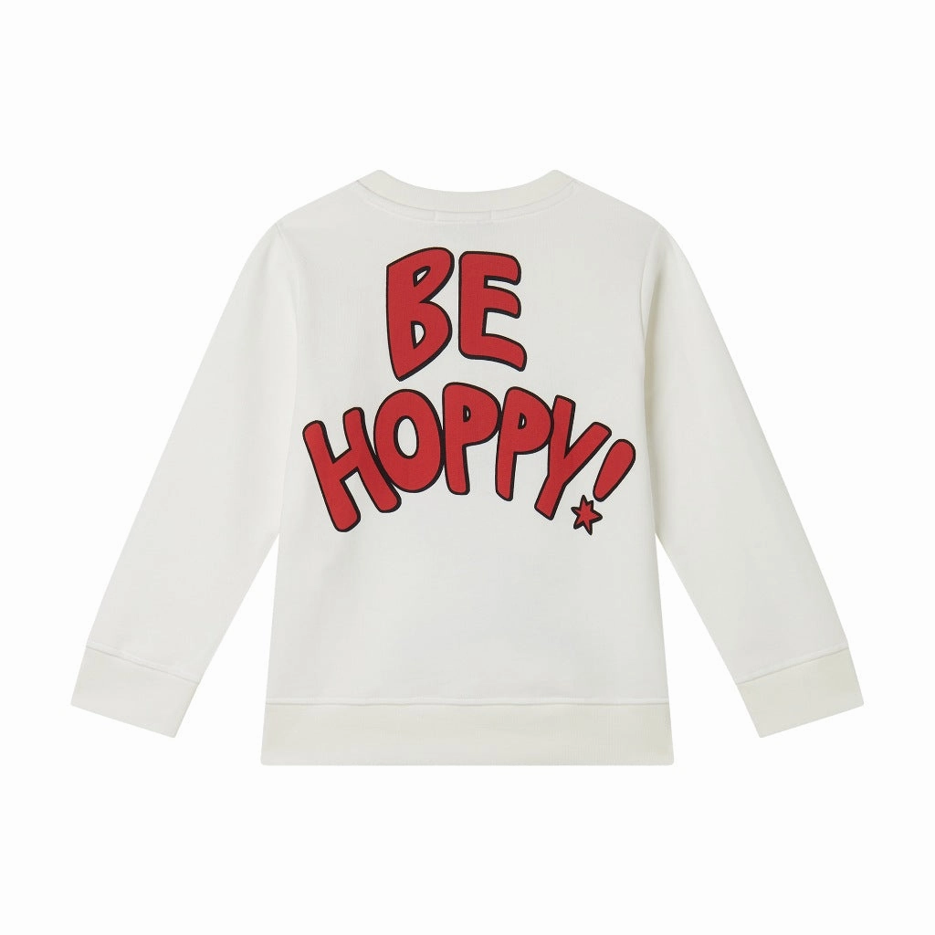 wrinkle free finish Fashionable Style Stella McCartney Kids Magician Bunny Print Sweatshirt