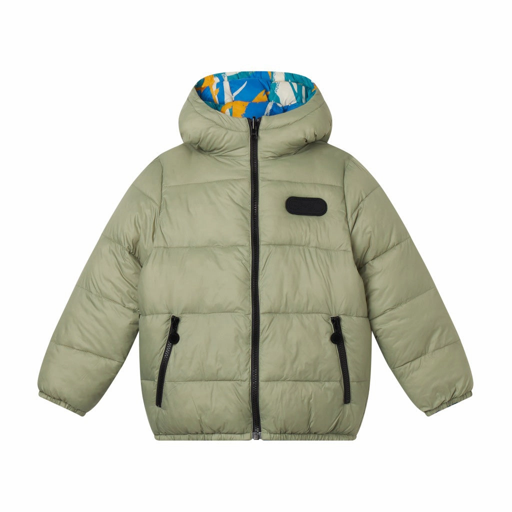 SoftshellTexture Commuter Friendly Look Stella McCartney Kids Reversible Puffer Jacket