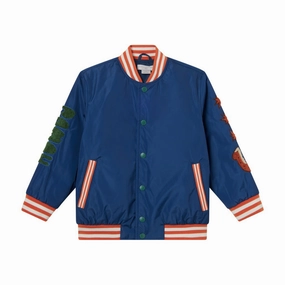 Seamless Stitching Everyday apparel Stella McCartney Kids Space Print Bomber Jacket