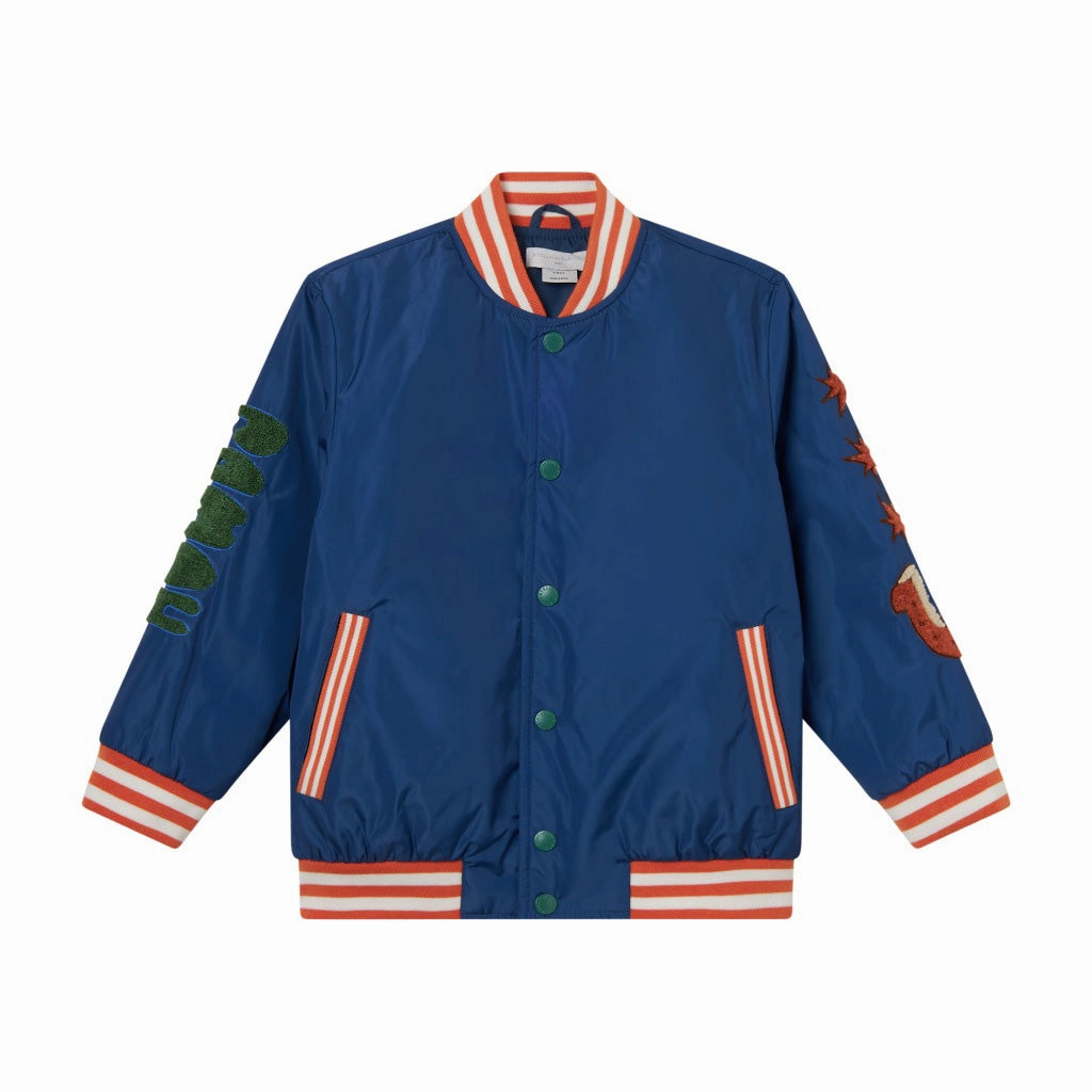 Seamless Stitching Everyday apparel Stella McCartney Kids Space Print Bomber Jacket