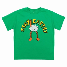 Stella McCartney Kids Stay Earthy Print T-shirt Trendy Design Sleek Waistband
