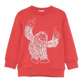 Winter Fashion HighNeck Stella McCartney Kids Yeti Print Fleece Sweatshirt