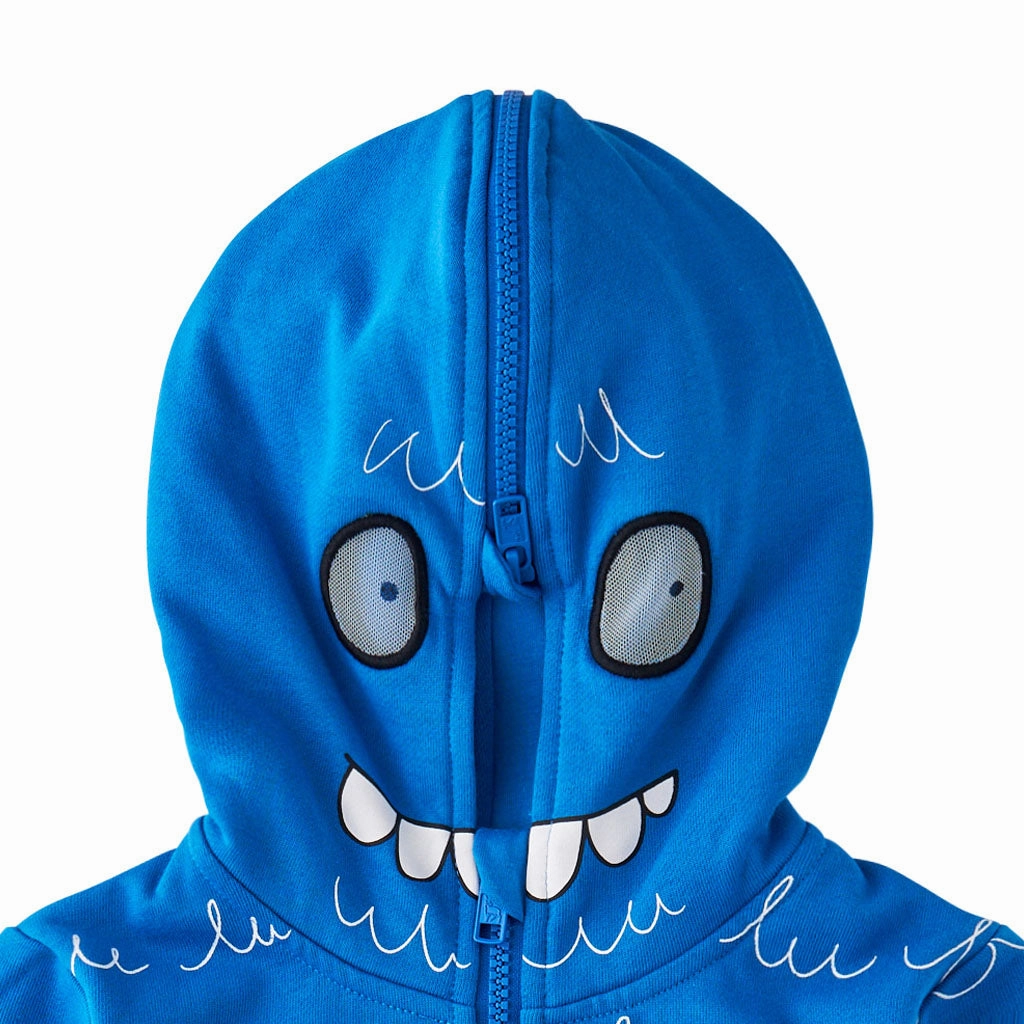 Double stitching Stella McCartney Kids Yeti Wiggle All-Over Print Cardigan