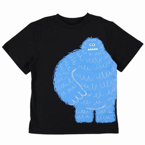 Anti Odor Treatment Stella McCartney Kids Yeti Wiggle Print T-shirt