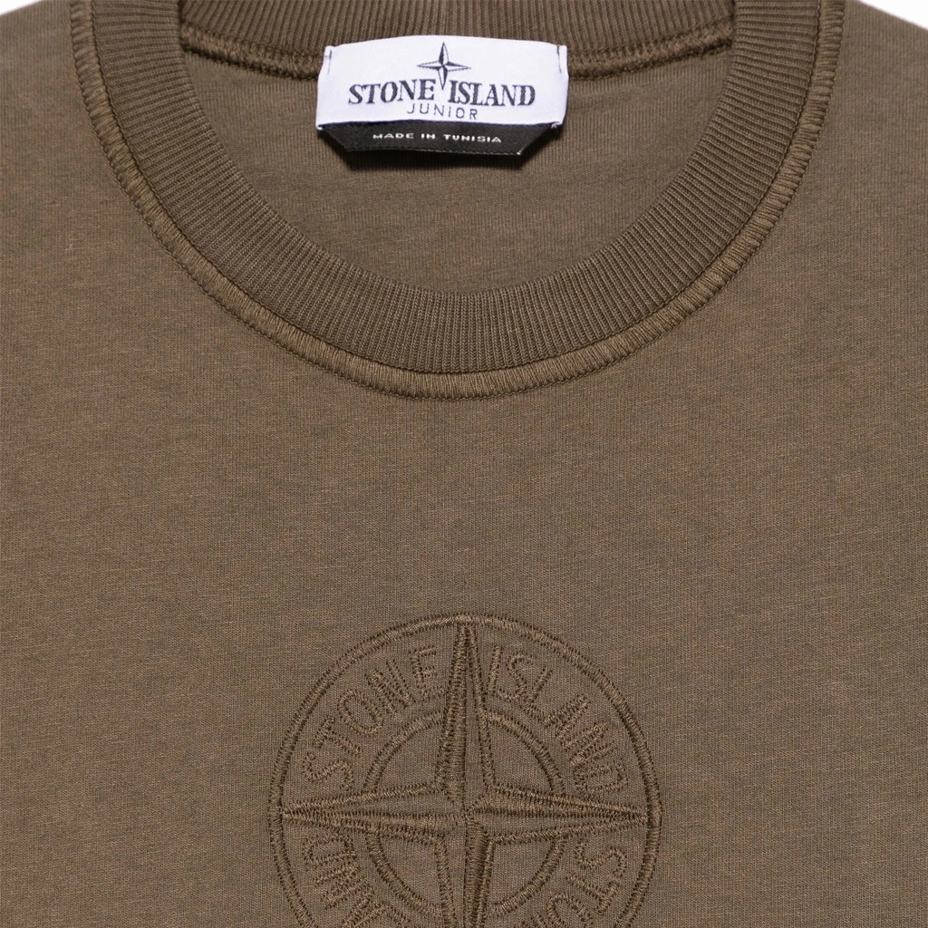 Stone Island Junior Short Sleeve T-shirt Versatile Style Comfortable Layers