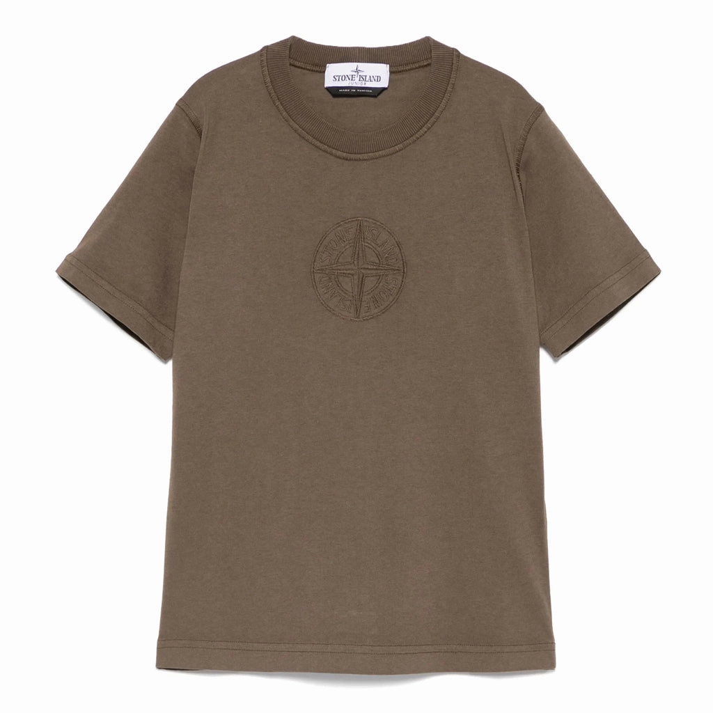 Quick Layer Effortless Wear Stone Island Junior Short Sleeve T-shirt