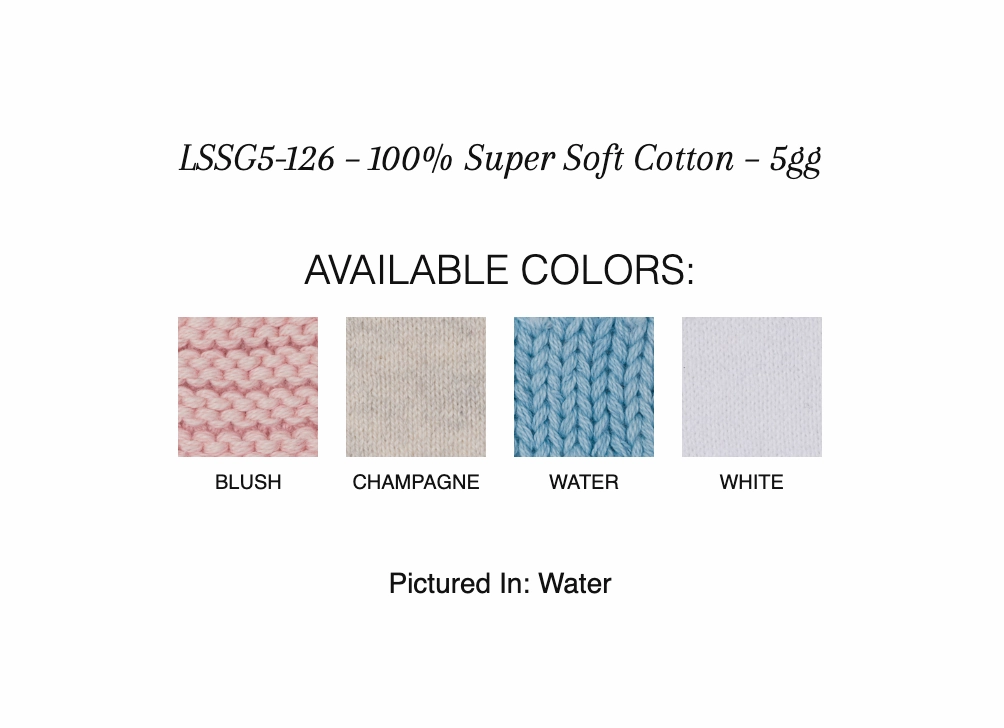 Stonewash Cable Vee Cozy Chic