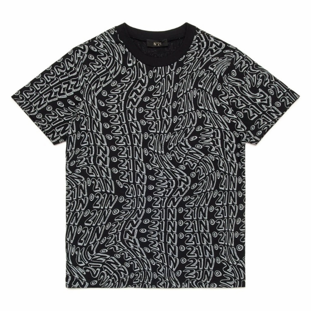 N??21 Kids Graphic Print T-shirt Sleek Comfort Fit