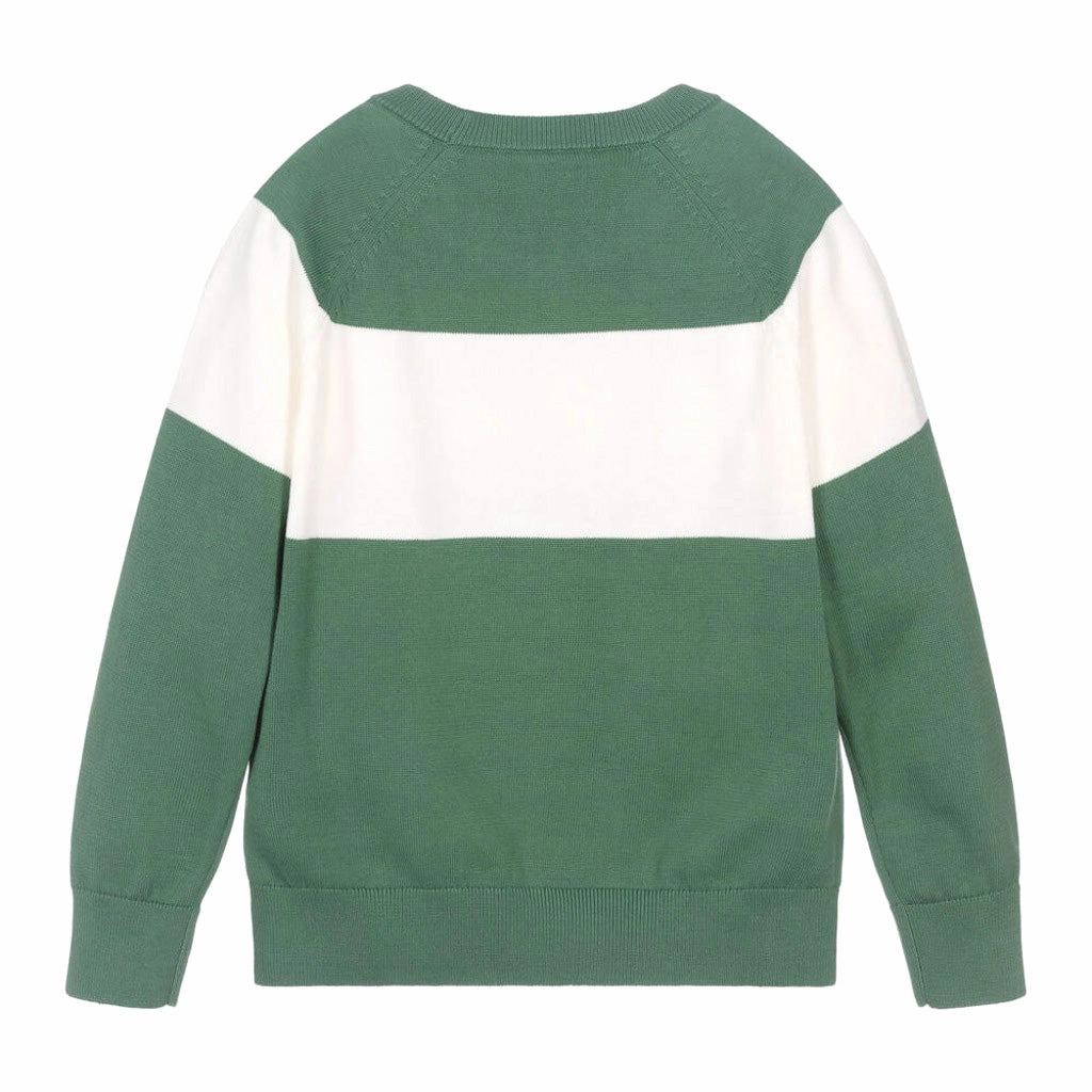 Sleek Layers Odor Resistant Tech Emporio Armani Junior Logo Knit Sweater