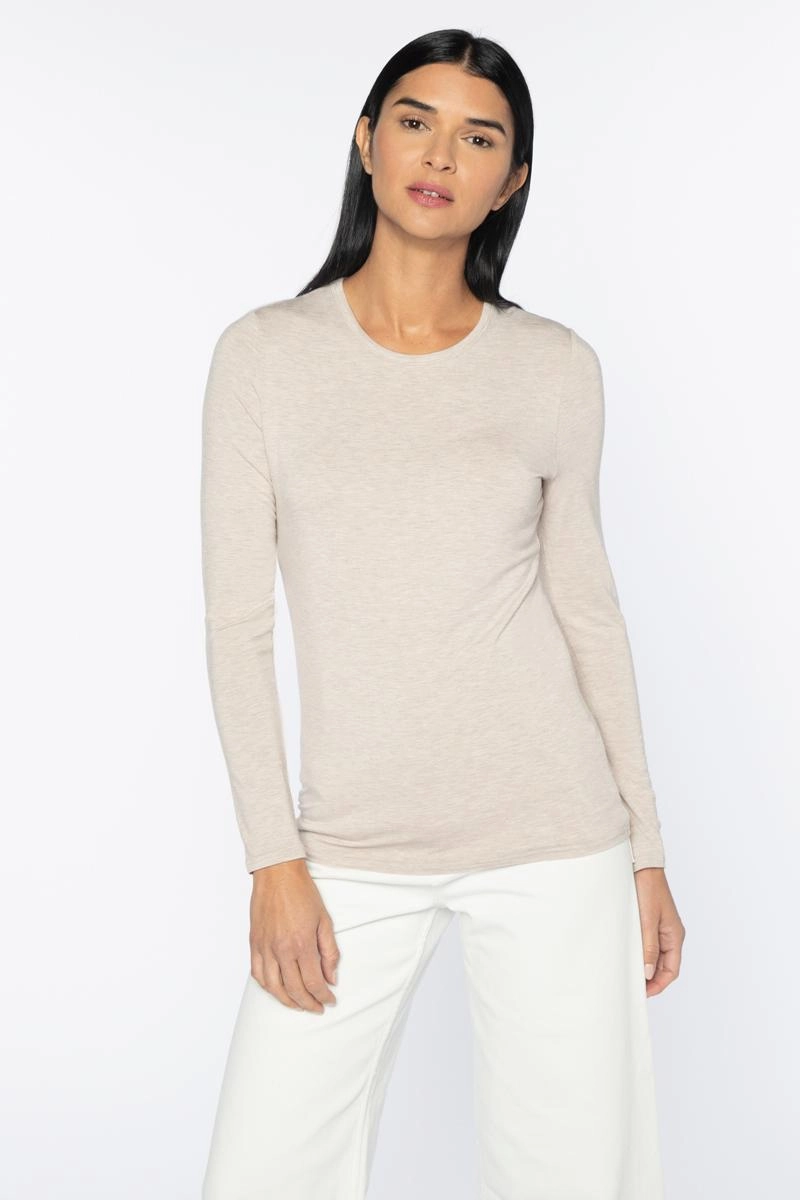 Bamboo Long Sleeve Crew Casual Vibes