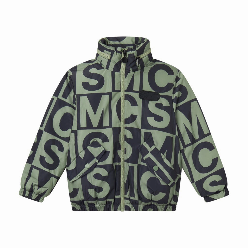 Rain Guard ReinforcedSeams Stella McCartney Kids SMC Logo Graphic Jacket