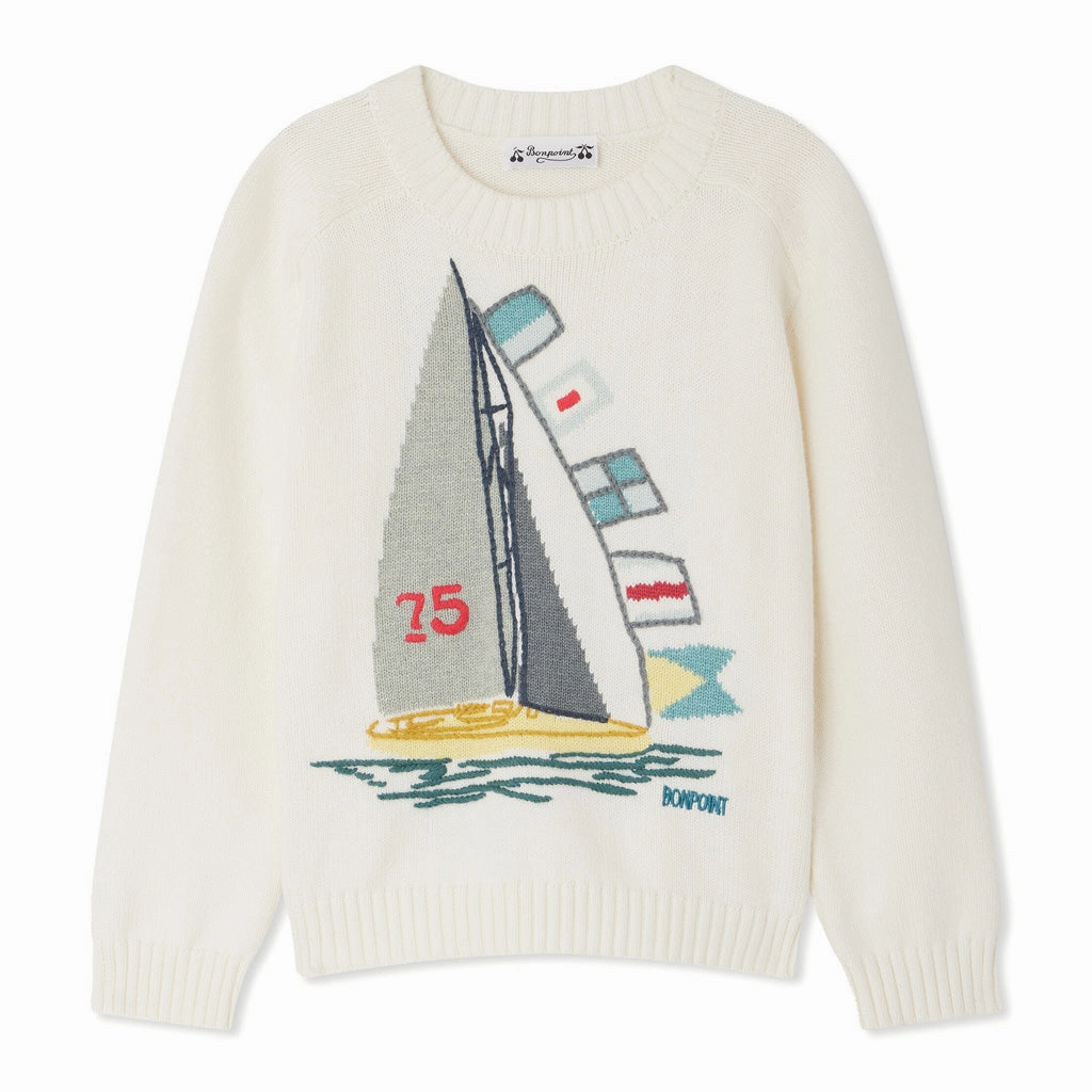 Sleek Casual Everyday Urban Style Bonpoint Elder Pullover