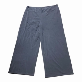 anti slip grip Comfy Vibes Pants Designer By Eileen Fisher In Blue, Size:2X