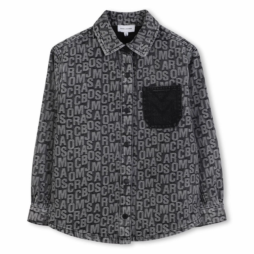 Little Marc Jacobs Logo Overshirt Sporty Top BoxyCrop