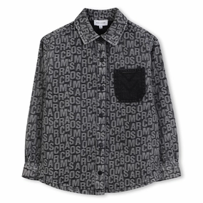 Little Marc Jacobs Logo Overshirt Sporty Top BoxyCrop