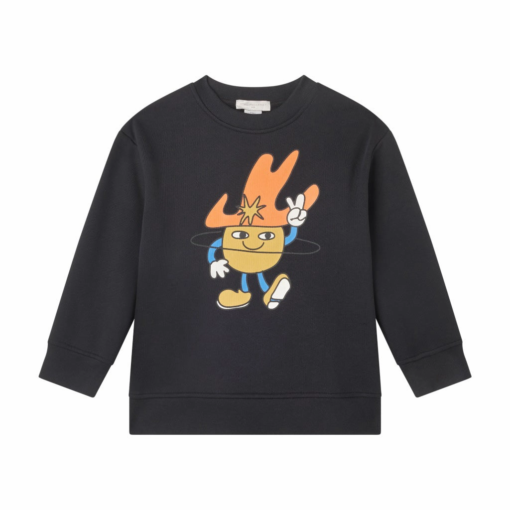 Stella McCartney Kids Cosmic Cowboy Sweatshirt Adjustable Hemline Variable Tension Adjustment