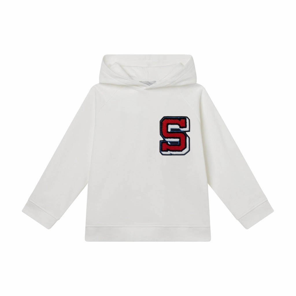 FadeResistant Dye Two Tone Texture Effect Stella McCartney Kids Graphic Print Sweatshirt