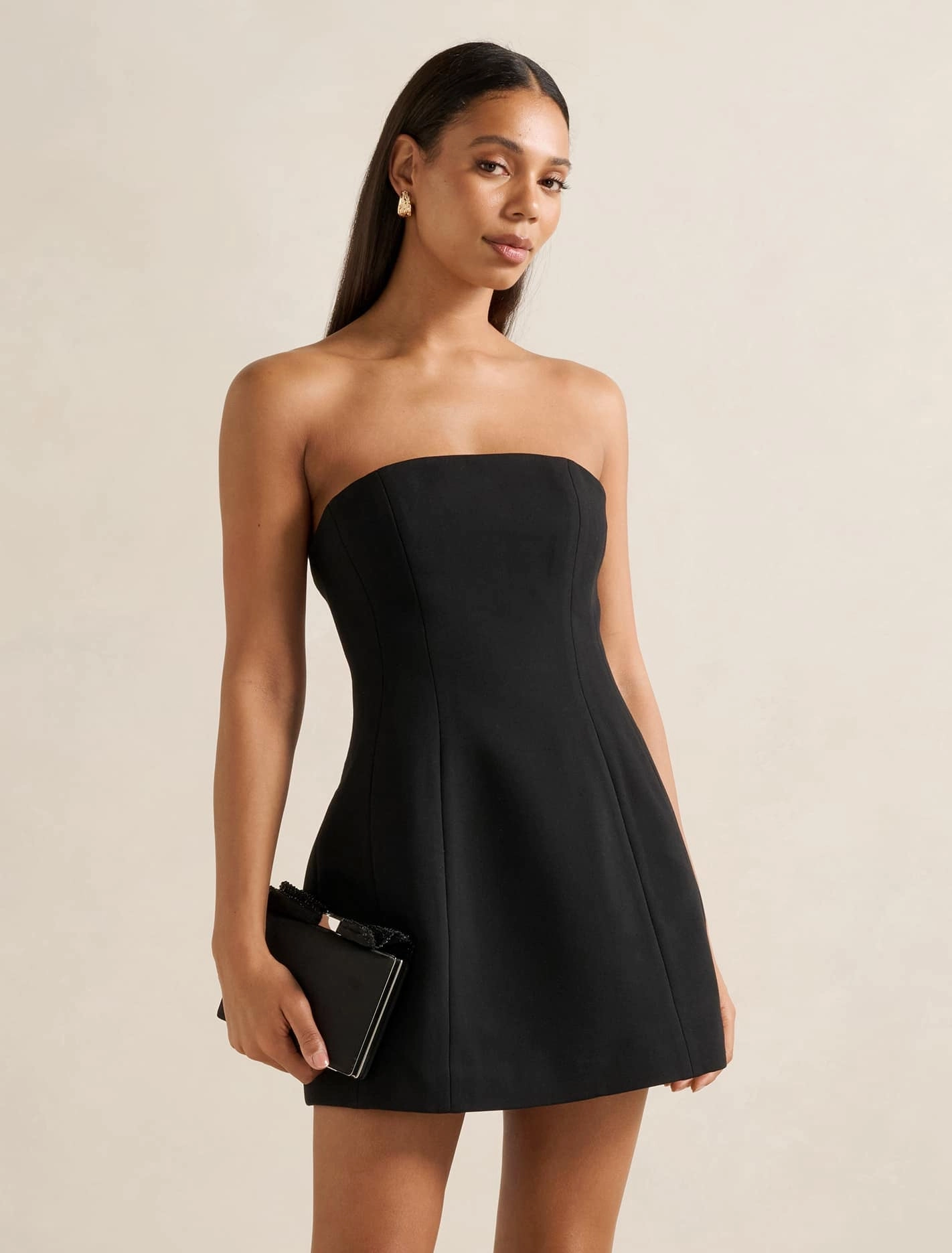 Urban Ready Cold-Shoulder Tahlie Strapless Mini Dress
