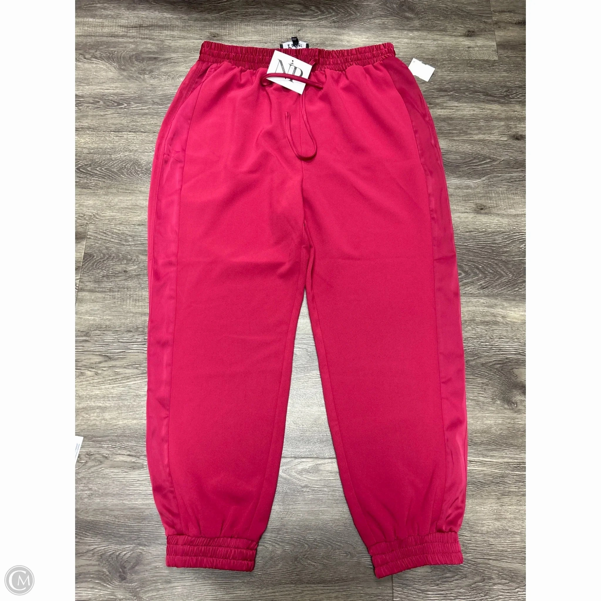 Pants Joggers By Cme In Red, Size: 1x tailored look