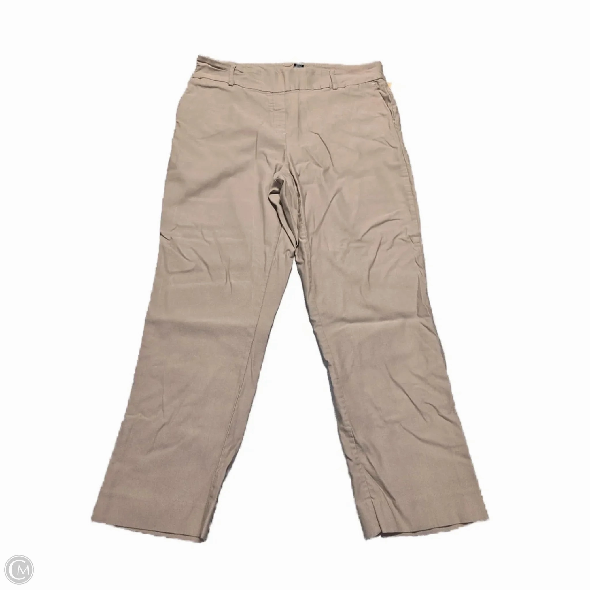 Pants Chinos & Khakis By Jones New York In Tan, Size: 2x Tailored Silhouette Sport Ready Fit