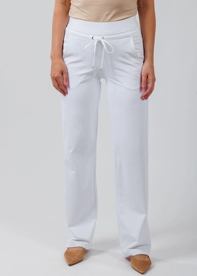 Candice Straight Pants - White Versatile Design