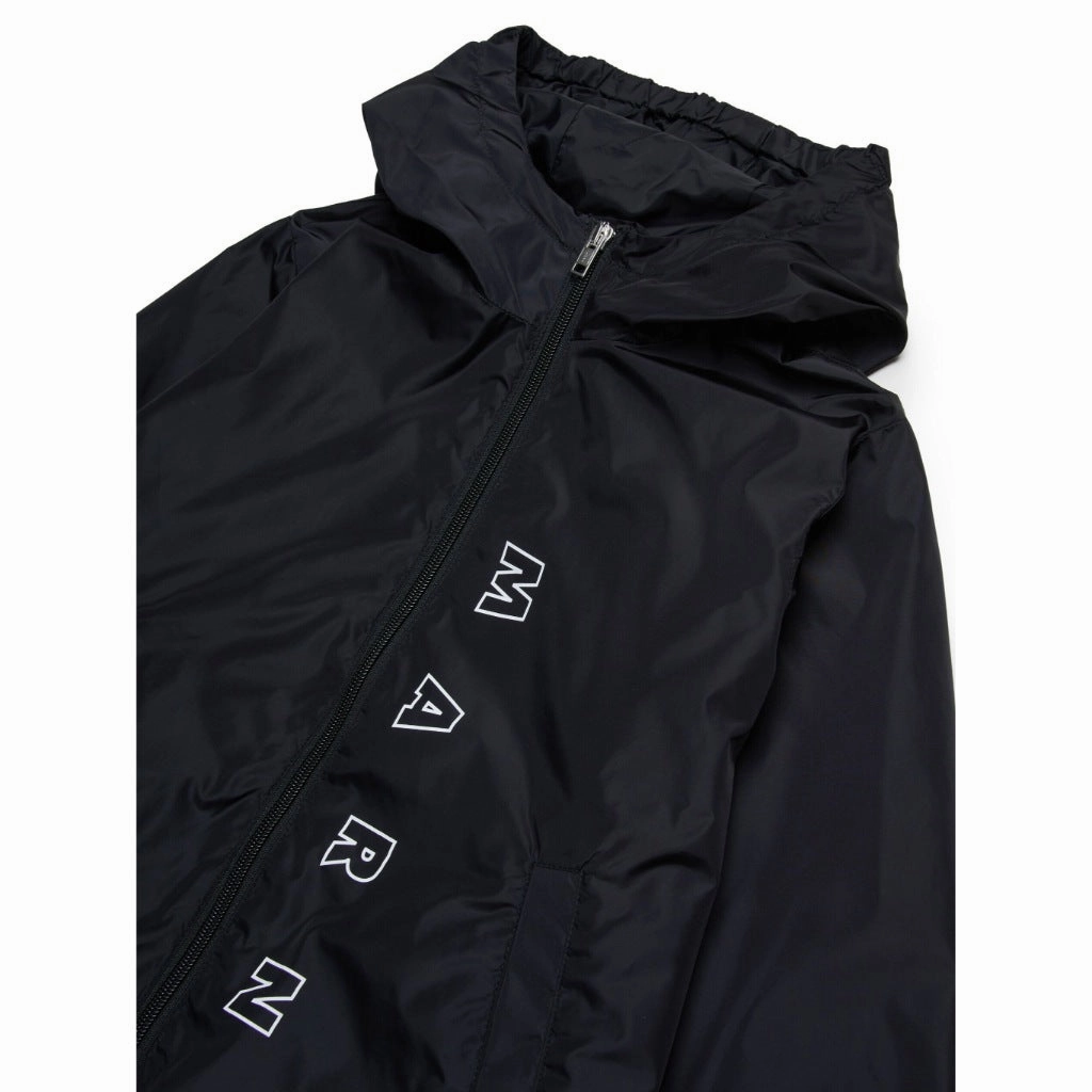 Marni Kids Hooded Windbreaker Hypoallergenic Textile