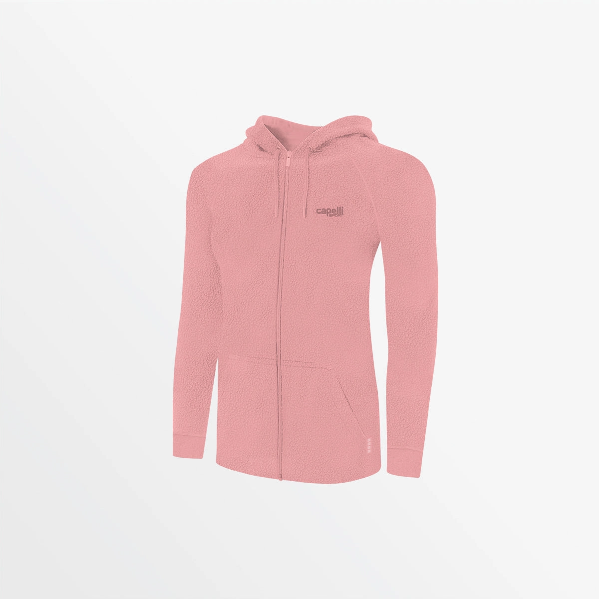 LightweightTexture WOMEN'S SHERPA ZIP UP HOODIE