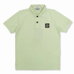 Stretch Fit Stone Island Junior Short Sleeve Polo
