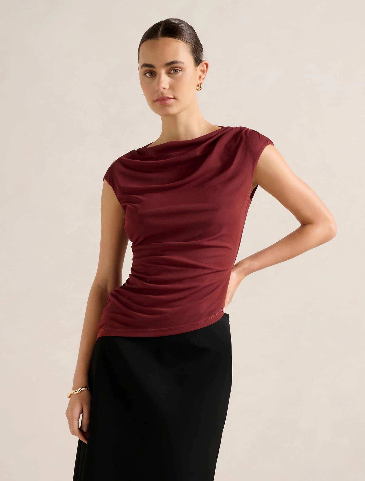 SunProtective Tilda Mesh Asymm Top