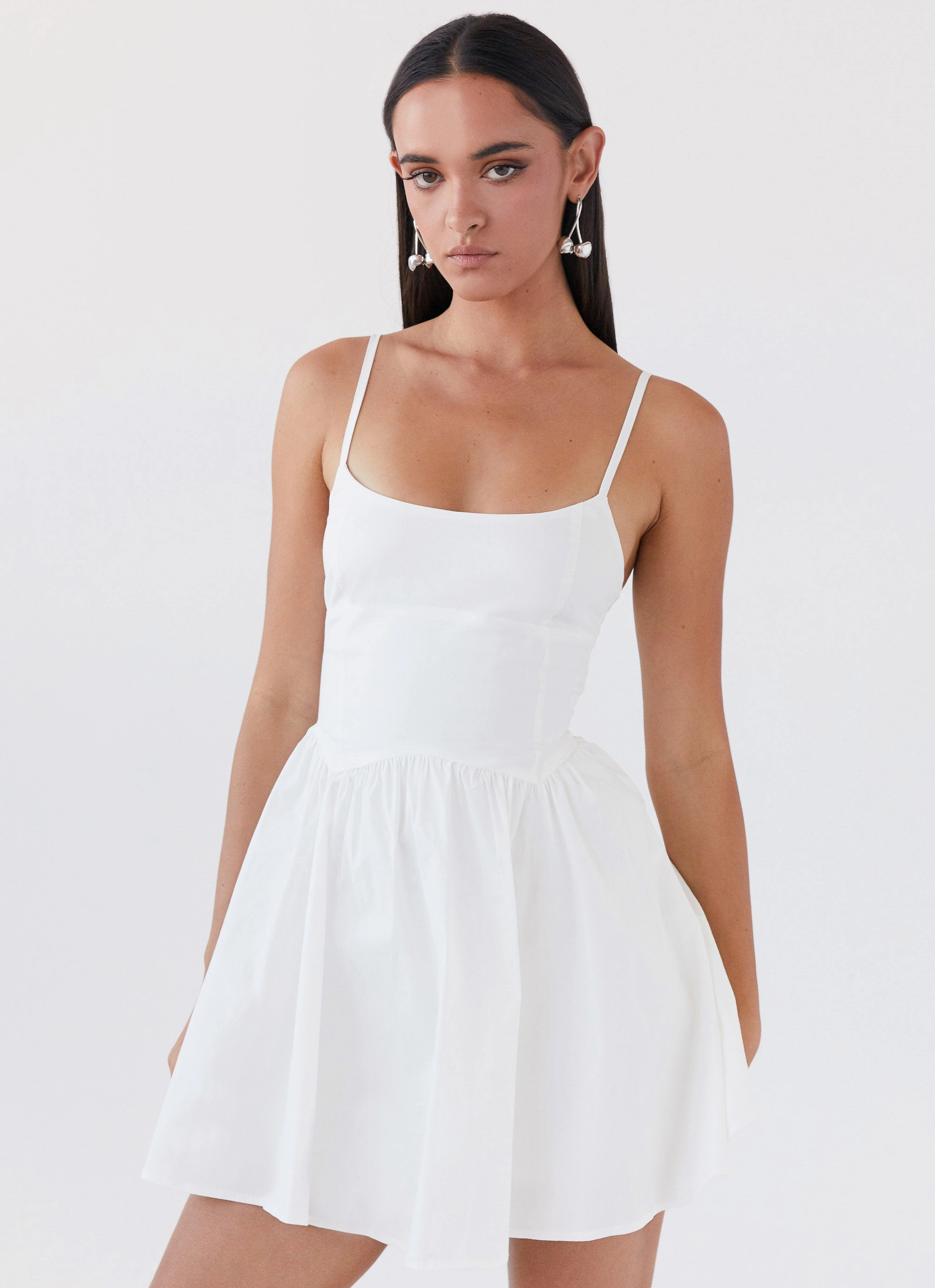 Tesoro Mio Mini Dress - White Effortless Piece Guest Glam