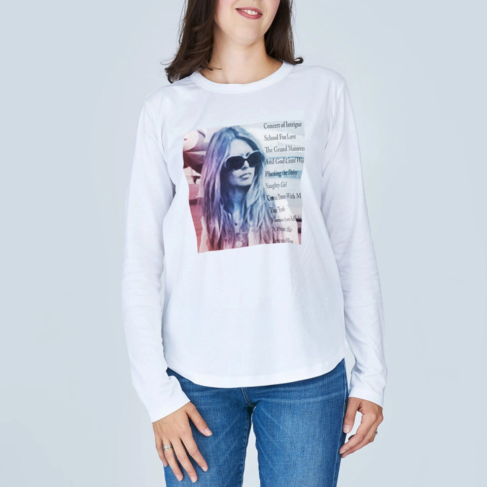 Casual Hangout The Catherine Long Sleeve Tee - Brigitte Bardot