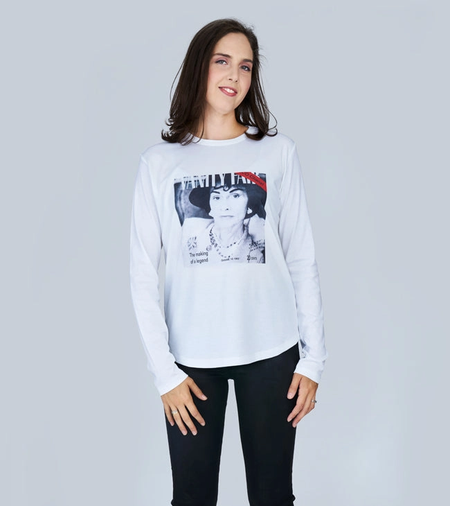 The Catherine Long Sleeve Tee - Chanel Tall friendly