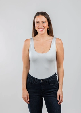 The Classic Micro Tank - Platinum Sustainable Dye Process Chambray Fabric