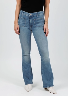The Patch Pocket Weekender Jeans - Poppin Wheelies Relaxed Waist