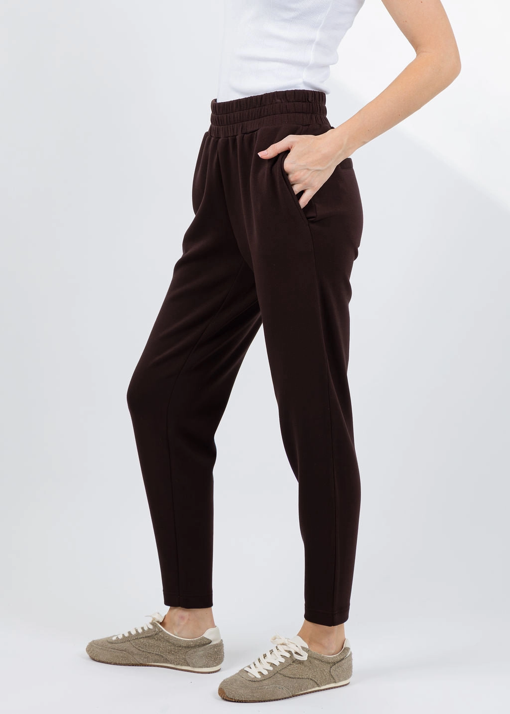 The Slim Pant 27.5" - Coffee Bean Flexible Seam