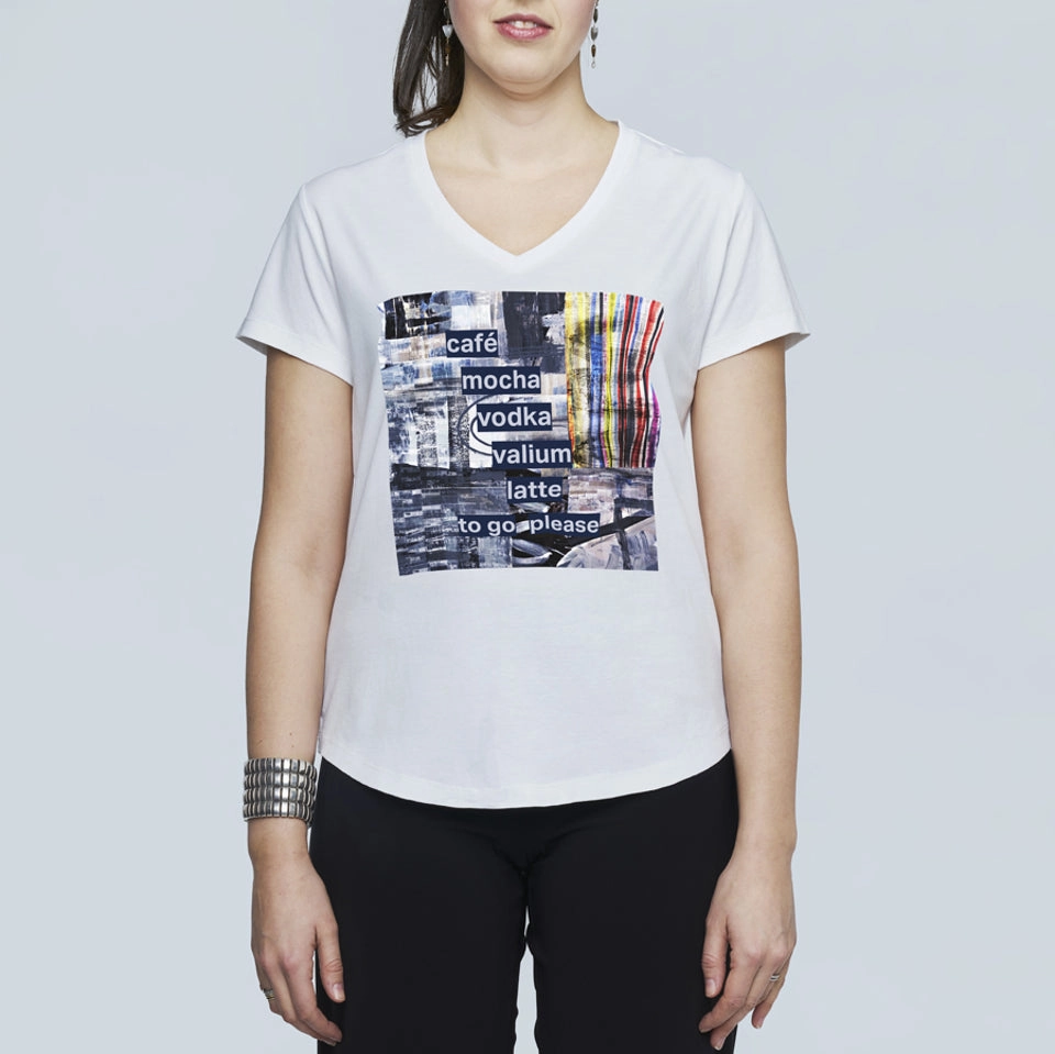 The Viv T-Shirt - Cafe Mocha Creative Professional Mix-And-Match