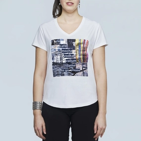 Quality Material Solid Hue The Viv T-Shirt - Cafe Mocha