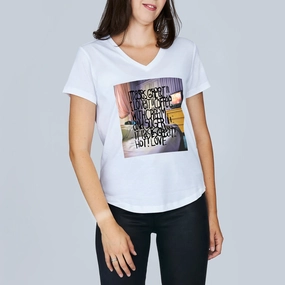 Relaxed Silhouette The Viv T-Shirt - Coffee In Bed