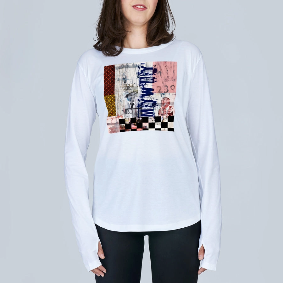 Retro Vibe Youthful Style Theo Extra Long Sleeve Tee - My Way