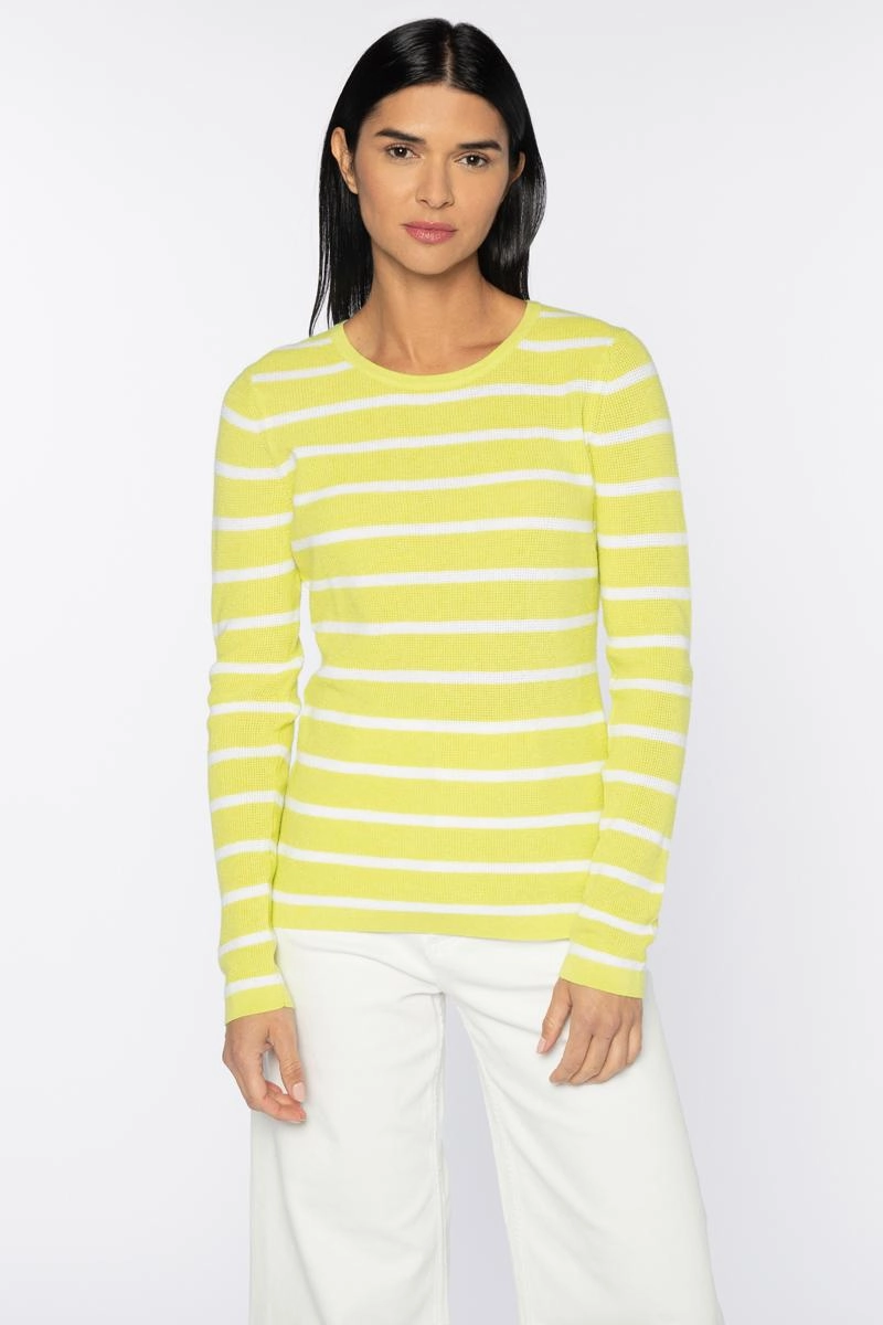 Stylish Layers Thermal Stripe Crew