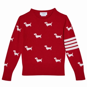 Weight Distribution System Thom Browne Kids Crew Neck Pullover and Hector