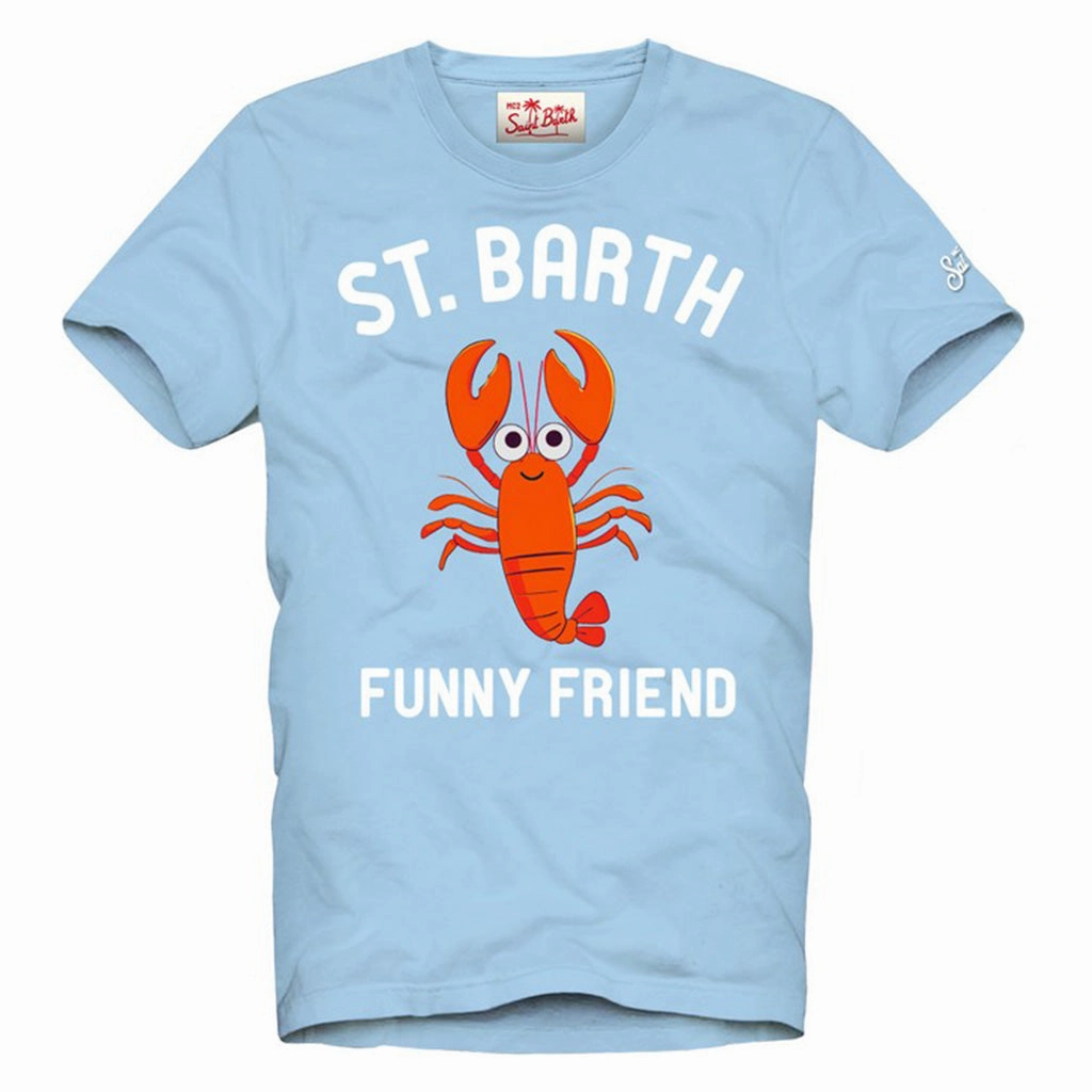 Basic Wardrobe Piece MC2 Saint Barth Happy Lobster T-shirt