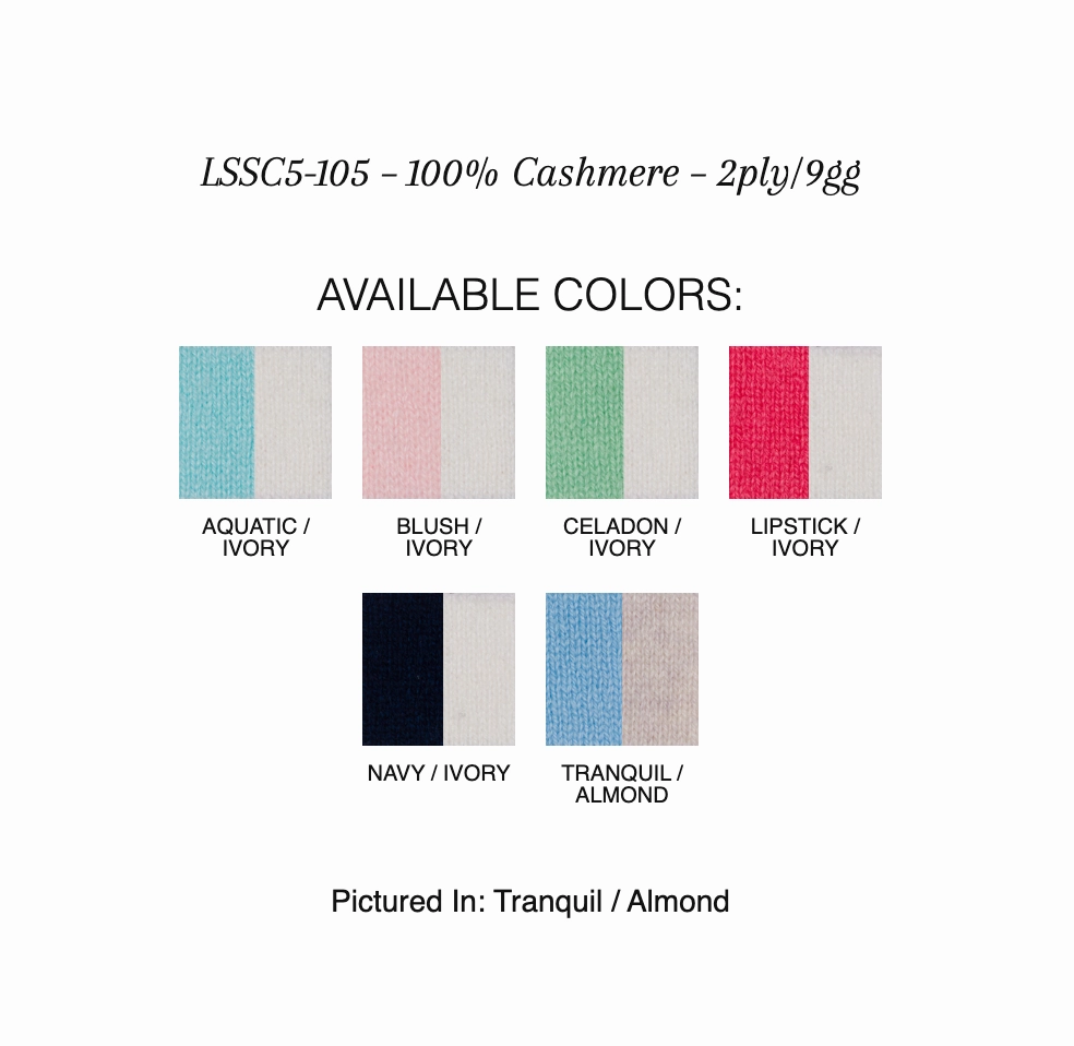 Cold Weather Look Tipped Crew Sweater