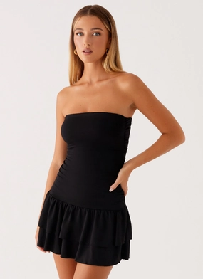 Tonya Mini Dress - Black Feel Good Minimal Cut
