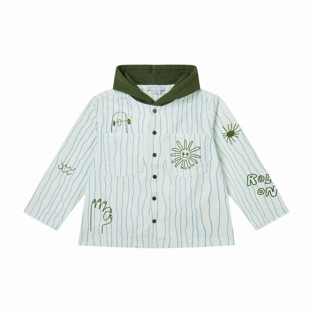 Versatile Design Stella McCartney Kids Scribble Stripes All-Over Print Jacket