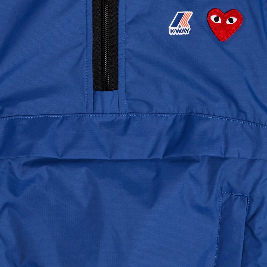 Comme Des Gar?ons Play Kids X K-Way Claude Half Zip Hoodie simple design