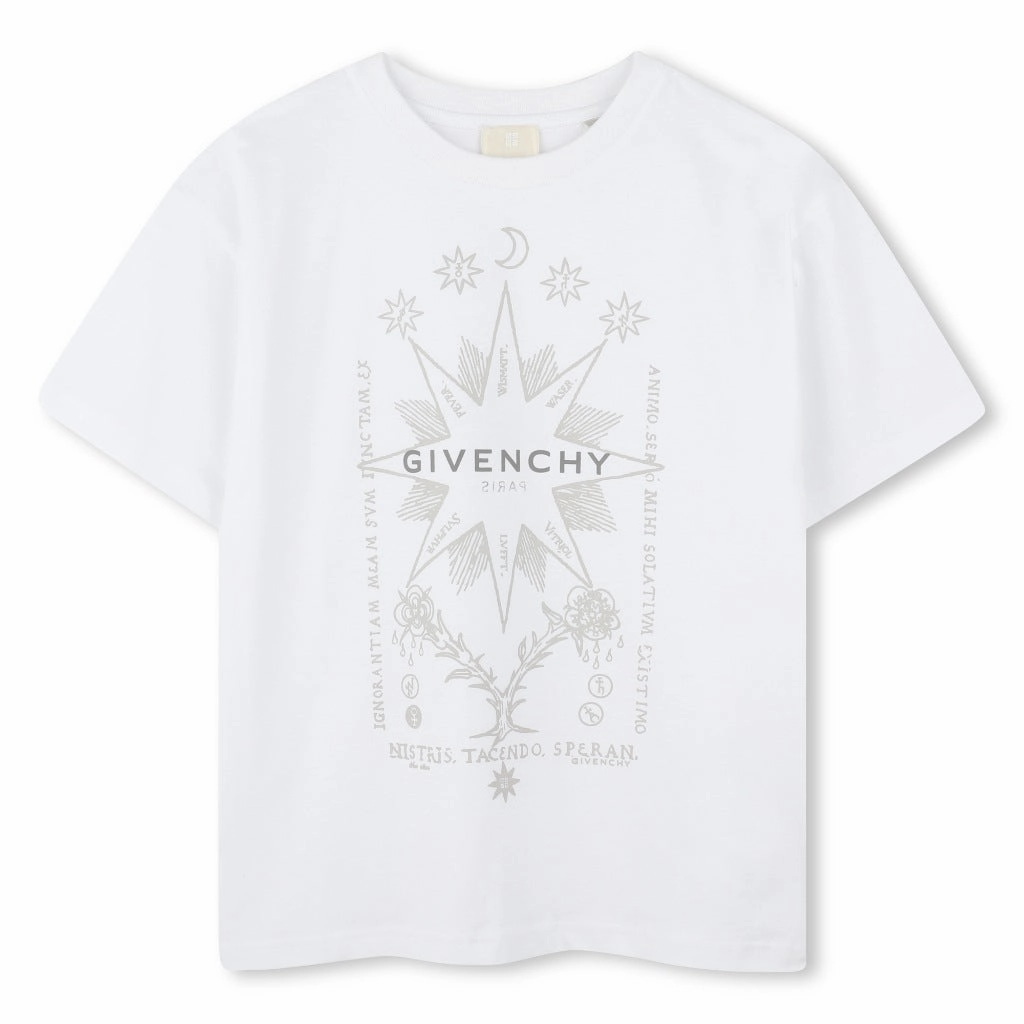 Layering Must-Have Givenchy Kids Graphic Logo T-shirt